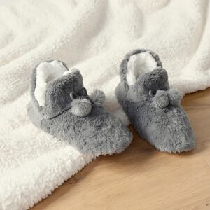 Blancheporte Chaussons forme botillon avec pompons effet fausse fourrure - BlancheporteVous serez bien au chaud dans ces chaussons enveloppants forme bottillon qui réchaufferont vos pieds au coeur de l'hiver. Tout doux avec sa fausse fourrure, c'est l'acc