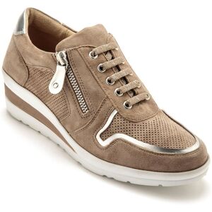 Derbies à lacets, petit compensé - 36 - Marron - PédiconfortAvec ces derbies à lacets, Pédiconfort® signe de bonnes chaussures de marche au look sportswear chic, parfait pour la ville ou de longues marches. Avec leur enfilage facile par fermeture zippée s - Publicité