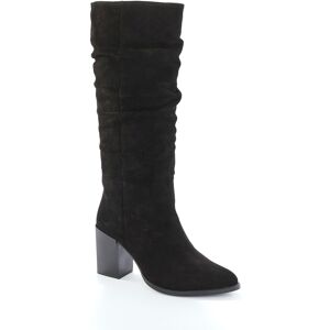 Bottes plissées à talon, croûte de cuir - BlancheporteVoilà une botte à la hauteur de toutes vos exigences mode et surtout magnifiquement plissée pour suivre la tendance gipsy bohème. En croûte de cuir et agrémentée d'un talon bien stable, cette paire au  - Publicité