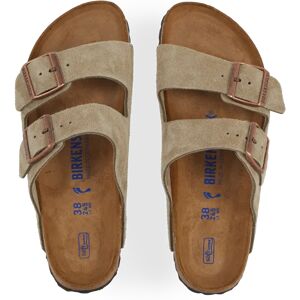 Birkenstock Arizona Suede Taupe taupe 37 femme - Publicité