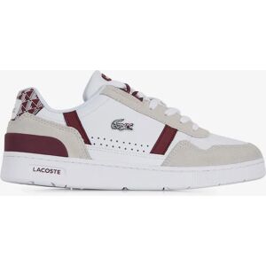 Lacoste T-clip Signature blanc/bordeaux 36 femme