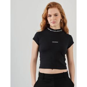 Converse Top Crop Choker Necklace noir l femme