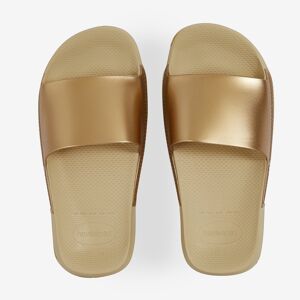 Havaianas Slide Classic Metallic or 39/40 femme