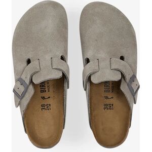 Birkenstock Boston Suede Stone Coin gris 38 femme - Publicité