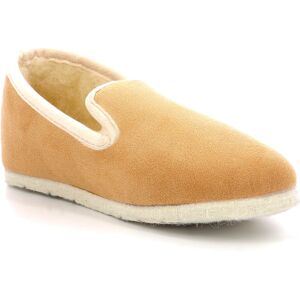 Chaussons beige et blanc cassé pour femme BEIGE/BLANC CAS 39