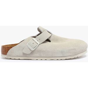 Mules En Cuir Birkenstock Blanc