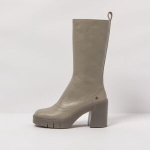 ART pour femme. 1197611SF003_020 1976 Bottes en cuir nappa gris - Hauteur du talon : 9 cm (38), Beige, 5 à 8 cm, 8 à 10 cm, Fermeture éclair - Publicité