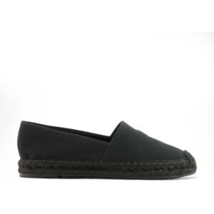 Giorgio Armani Emporio Armani unisex. XVSS07_XD396 Espadrilles avec broderie d'aigle noir (41), Tissu, Plat, Aucun, Casuel - Publicité