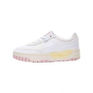 Puma pour femme. 39273201 Pantoufles en cuir Cali Dream blanc, rose (39), 1 à 3 cm, Lacets, Casuel - Publicité