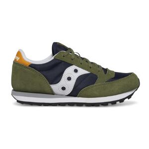 Saucony pour femme. SK267333 Baskets Jazz Original en cuir vert (37), Plat, Lacets, Casuel - Publicité