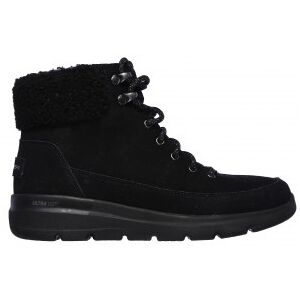 Skechers pour femme. 16677 Bottines en cuir On-the-GO Glacial Ultra - Woodlands Black (35), Noir, Plat, 1 à 3 cm, Lacets, Casuel, Sport, Out - Publicité