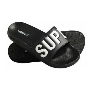 Superdry pour femme. WF310222A Tongs de piscine Vegan Core noir (40/41), Plat, Aucun, Casuel, Beachwear - Publicité