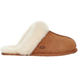 UGG pour femme. 1106872 Baskets Scuffette II en cuir brun (36), Marron, Plat, Homewear - Publicité