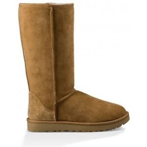 UGG pour femme. 1016224 Bottes en cuir W Classic Tall II brun (36), Marron, Plat, 1 à 3 cm, Aucun, Casuel - Publicité