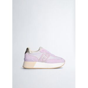 LIUJO Sneakers Plateforme En Mesh Brillant Lilas 37 female - Publicité