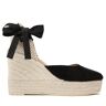 Espadrilles Manebi Wedge Espadrilles K 1.0 WV Noir