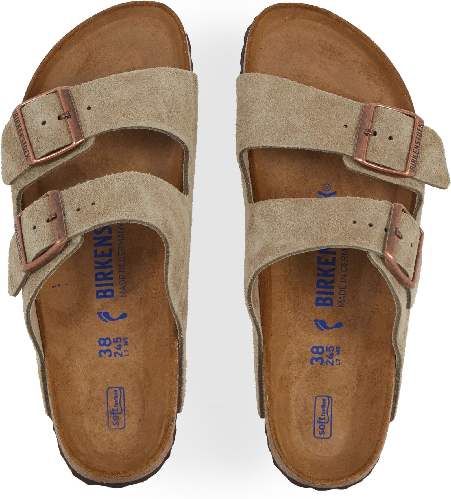 Birkenstock Arizona Suede Taupe taupe 37 femme