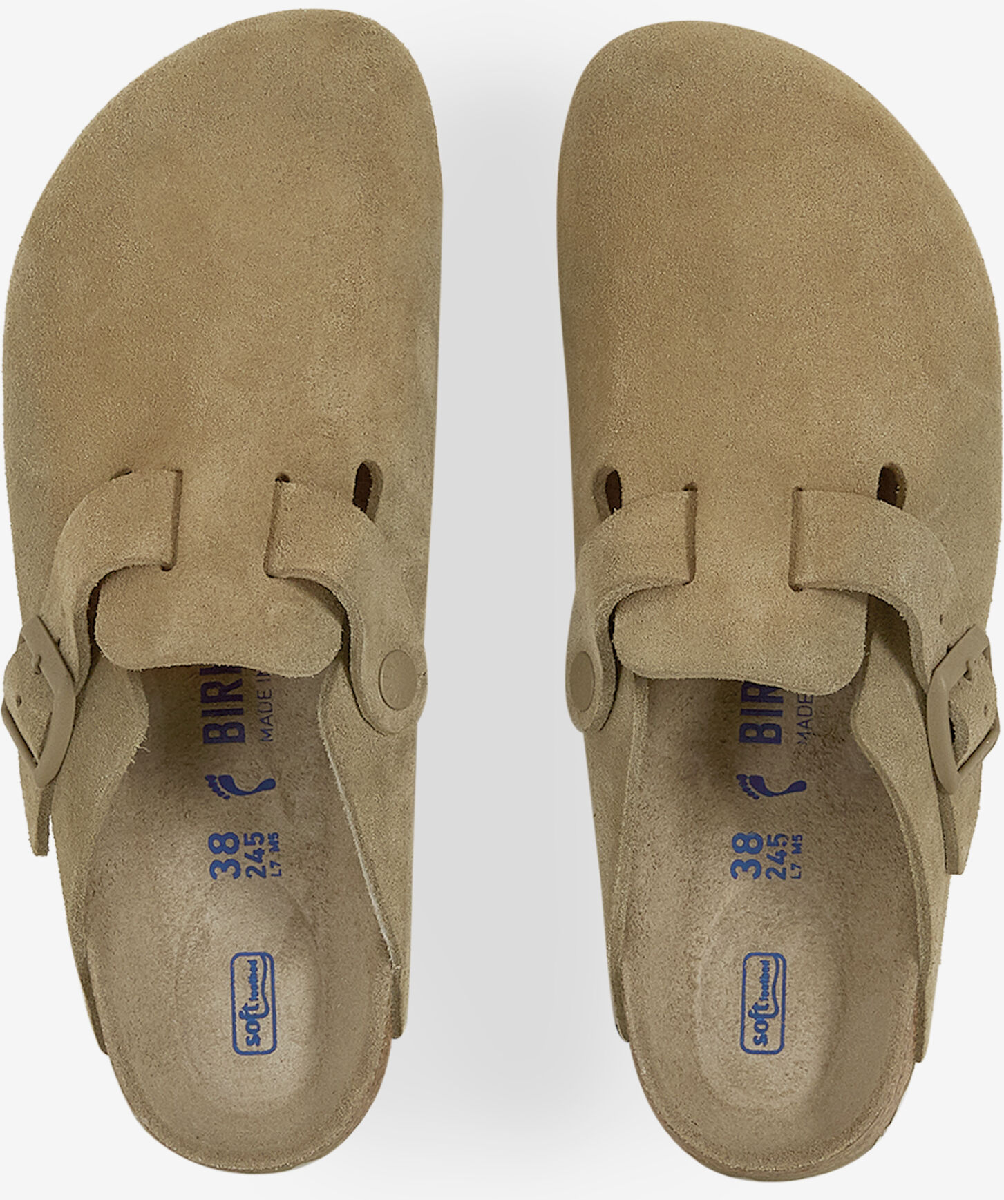 Birkenstock Boston Faded Khaki kaki 38 femme