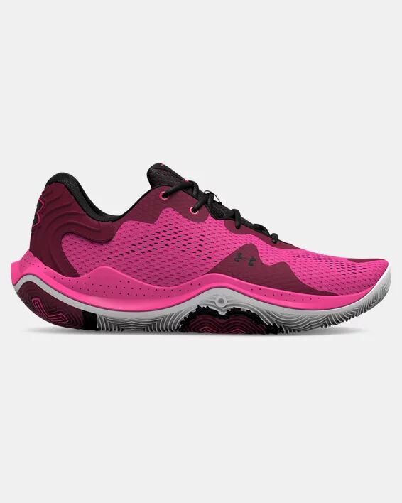 Under Armour Unisex UA Spawn 4 Basketball Shoes Pink Size: (10.5)
