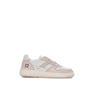 D.A.T.E. Sneakers COURT 2.0 SOFT Bianco-rosa Donna 38
