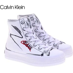 Calvin Scarpe Donna Art B4r0888 White Colore Foto Misura A Scelta BIANCO 35