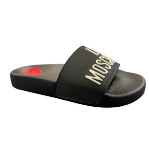 Love Moschino Ciabatta Donna Art Ja28052g0ii NERO/BIANCO