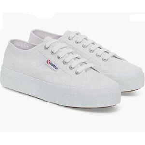 Superga Scarpa Donna Art. 2740 Platfor P-E 23 Colore E Misura A Scelta WHITE