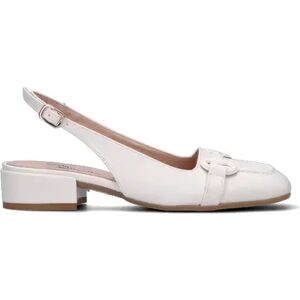 PERLAMARINA Slingback donna bianca in pelle BIANCO 40