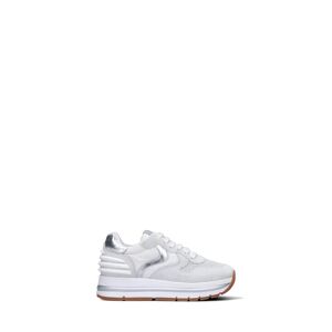 VOILE BLANCHE Sneaker donna bianca/argento in suede BIANCO 40
