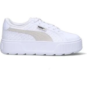 Puma KARMEN LOGOBSESSION Sneaker donna bianca in pelle 41