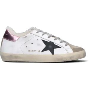 GOLDEN GOOSE SUPER-STAR CLASSIC Sneaker donna in suede BIANCO 39