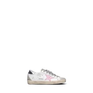 GOLDEN GOOSE Sneaker donna bianca/argento/rosa in pelle BIANCO 36
