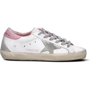 GOLDEN GOOSE SUPERSTAR Sneaker donna bianca/rosa in pelle BIANCO 36