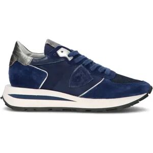 PHILIPPE MODEL Sneaker donna blu in pelle BLU 36