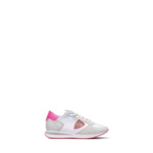 PHILIPPE MODEL Sneaker donna bianca/rosa in suede BIANCO 38