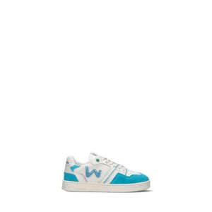 WOMSH Sneaker donna bianca/azzurra in pelle BIANCO 39