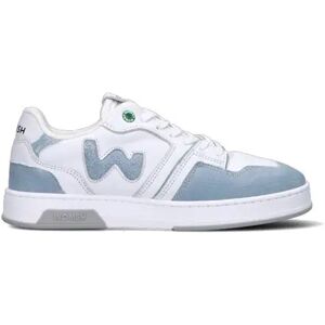 WOMSH Sneaker donna bianca/azzurra in pelle BIANCO 38