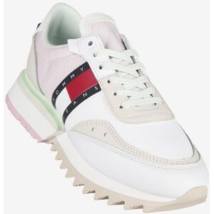 Tommy Jeans CLEATED Sneakers in pelle donna multicolor Sneakers Basse donna Bianco taglia 37