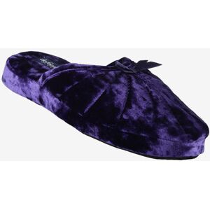 De Fonseca Pantofole donna effetto velluto Pantofole donna Viola taglia 40/41