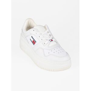 Tommy Hilfiger RETRO BASKET FLATFORM Sneakers donna in pelle Sneakers Basse donna Bianco taglia 38