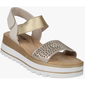 Energy Sandali donna con cinturino a strappo e zeppa Sandali con Zeppa donna Beige taglia 36