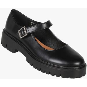 Sweet Scarpe donna Mary Jane con suola spessa Ballerine donna Nero taglia 36