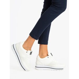 SaraLòpez Sneakers da donna con strass Sneakers Basse donna Bianco taglia 41