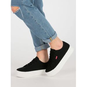 Levis TJUANA Sneakers in tela con platform Sneakers Basse donna Nero taglia 37