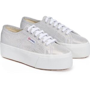 Superga Scarpe Sneakers DONNA 2790 LAME Platform zeppa Grigio