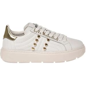 Moschino Sneakers Bianche Donna BIANCO/PLATINO 35