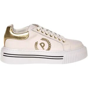 Pollini Sneakers Bianche Donna BIANCO/ORO 36