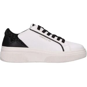 Emanuelle Vee Sneakers Bianche Donna BIANCO/NERO 36