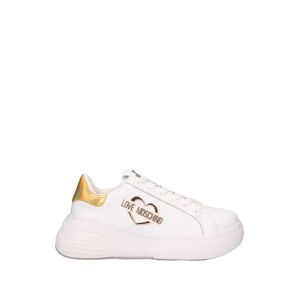 Moschino Sneakers Bianche Donna BIANCO/PLATINO 40