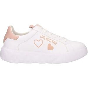 Moschino Sneakers Bianche Donna BIANCO/ROSA 40